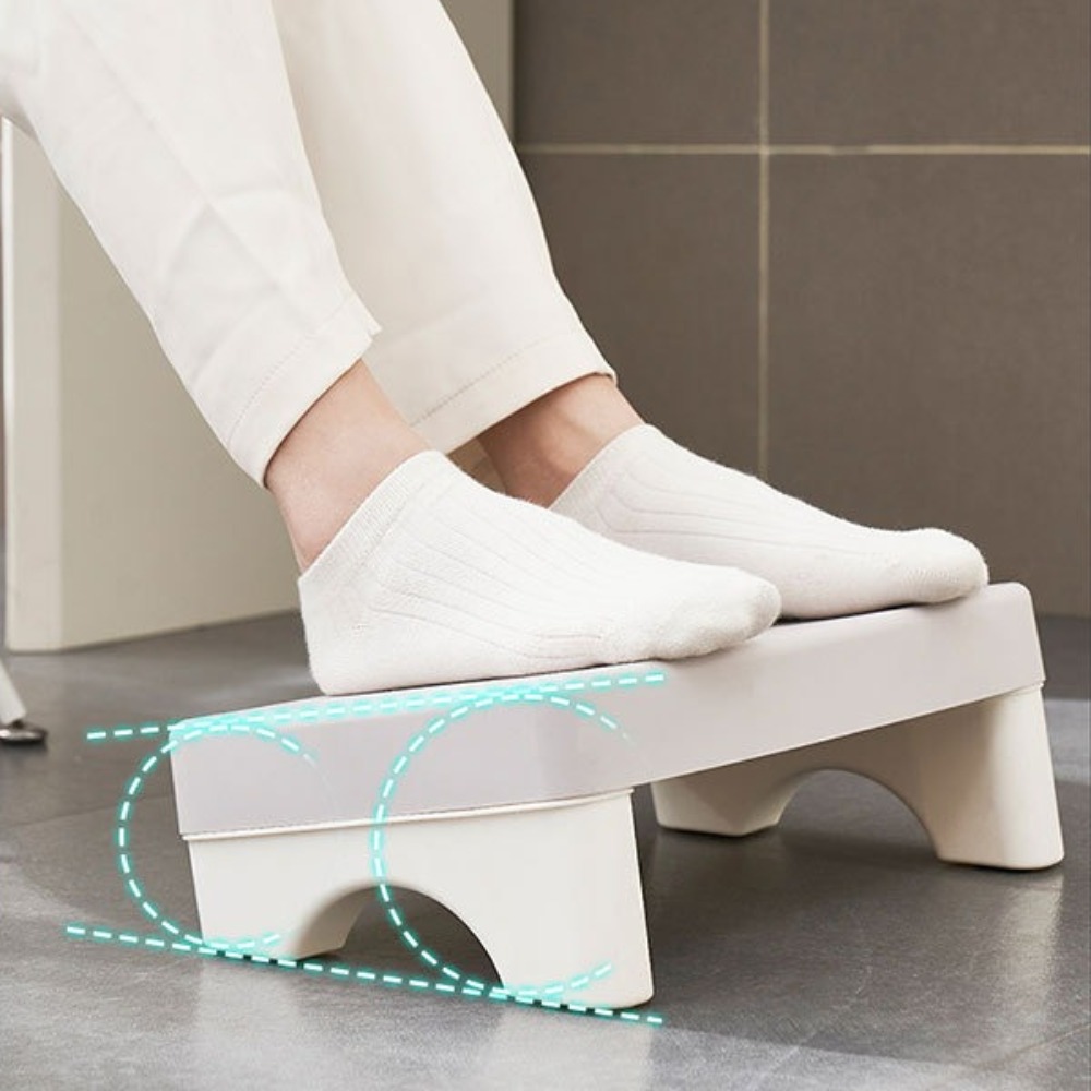 Footrest Under Desk - Repose-pieds ergonomique en PP pour bureau.