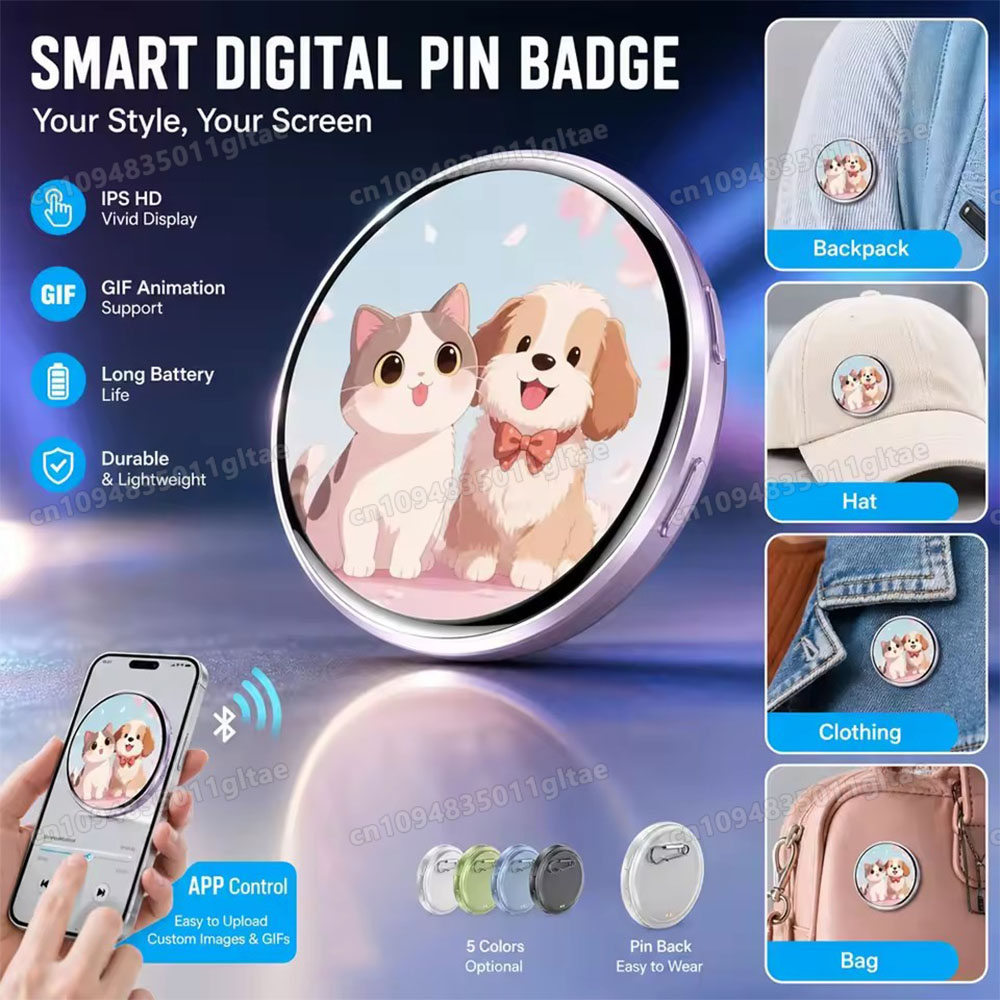Phase Esports & Gaming Festival - Nouveau badge électronique dynamique d'anime, écran