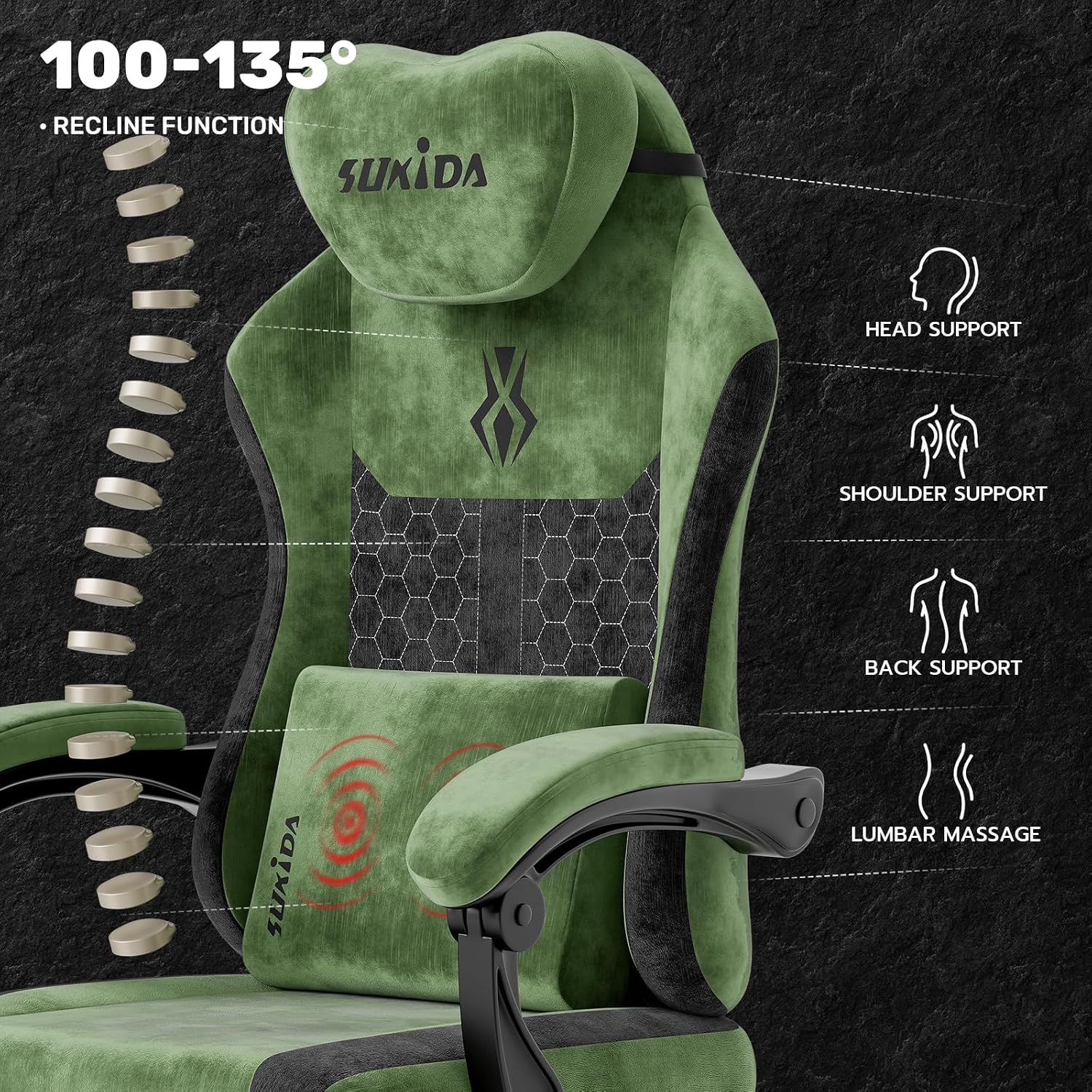 Fauteuil de jeu vidéo en tissu - Video Gaming & Esports Usd Acc avis et prix