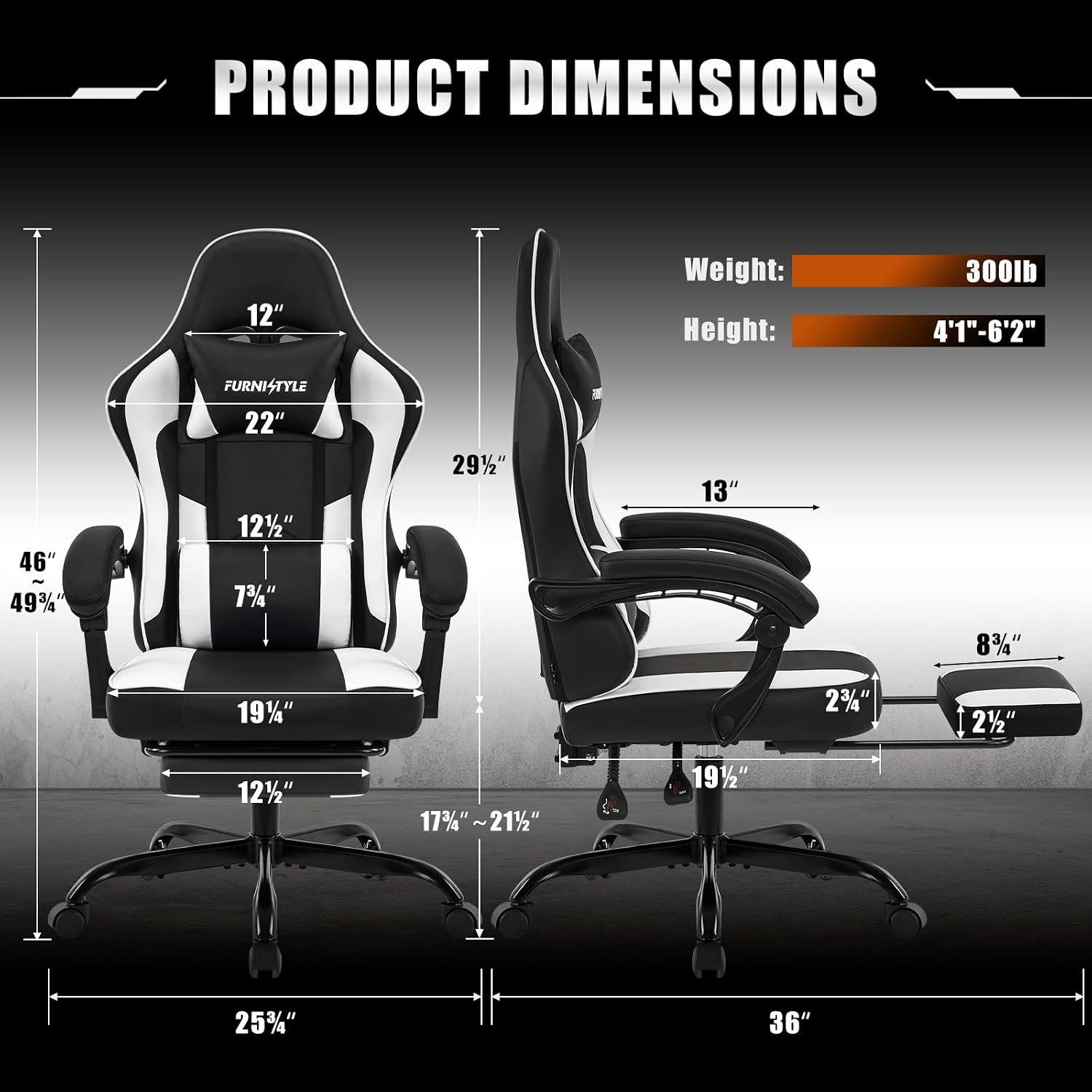 Chaise de jeu avec repose-pied - Video Gaming & Esports Usd Acc avis et prix