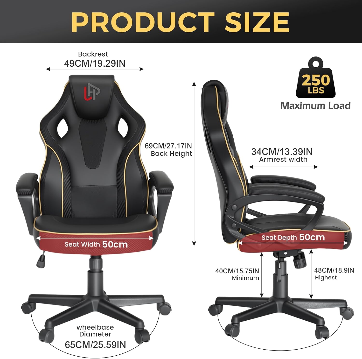 Chaise de jeu HapGIFT, chaises - Video Gaming & Esports Usd Acc avis et prix
