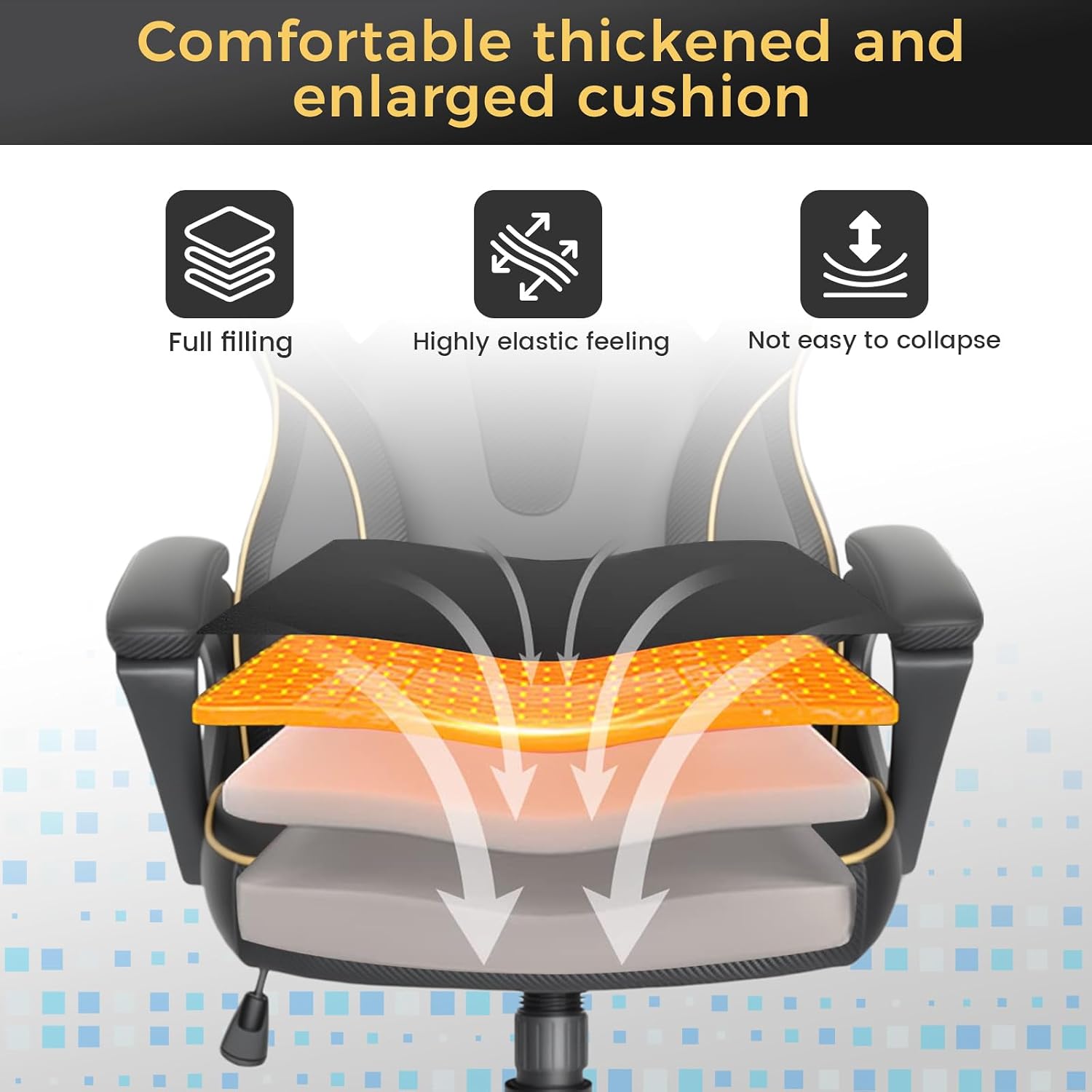 Chaise de jeu HapGIFT, chaises - Video Gaming & Esports Usd Acc avis et prix